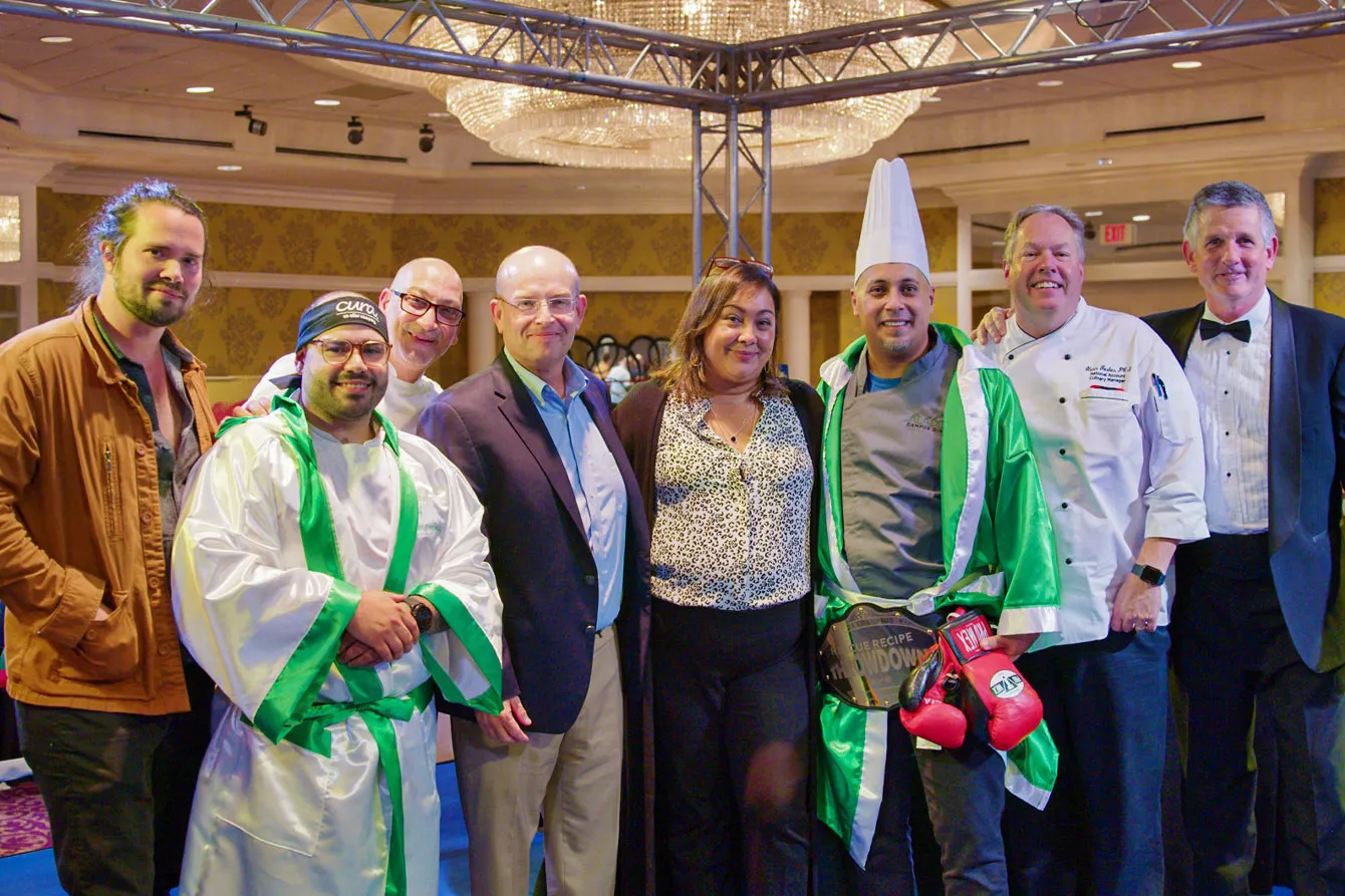 Chef Hector Ruiz with judges