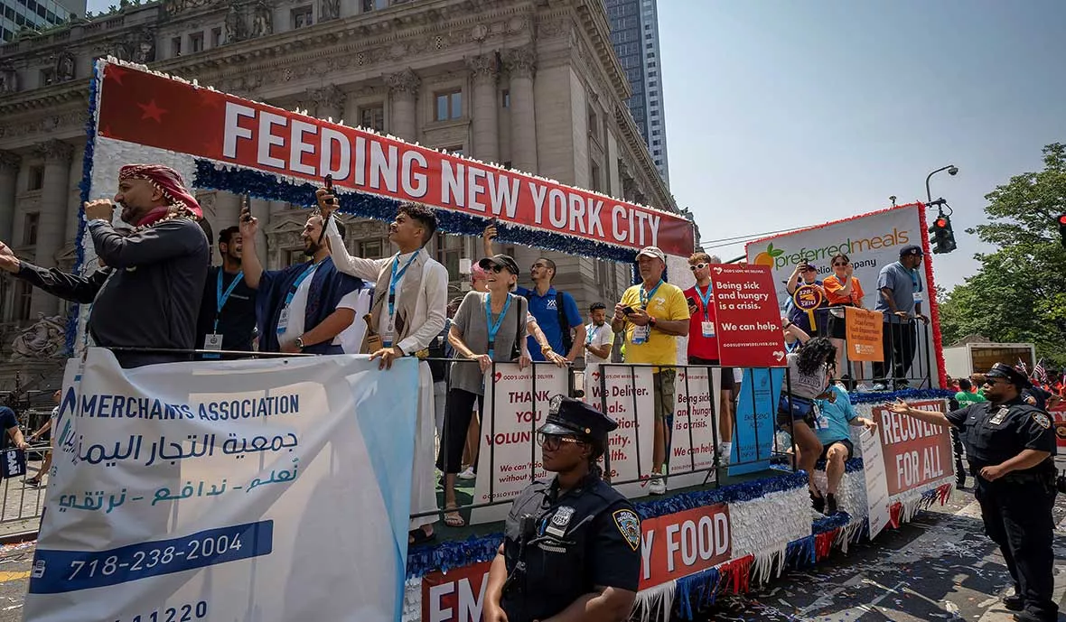 Preferred Meals in New York City’s Hometown Heroes Parade