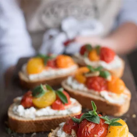 Tray of Bruschetta Tray of Bruschetta
